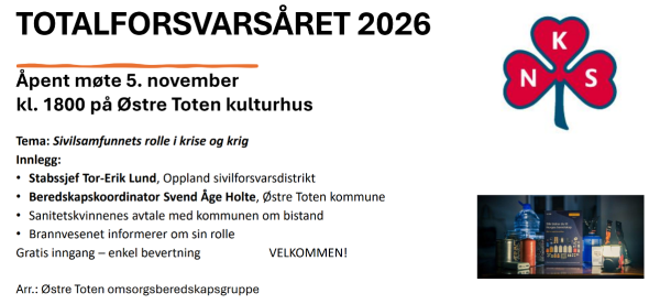 Lenke til artikkel: Totalforsvarsåret 2026
